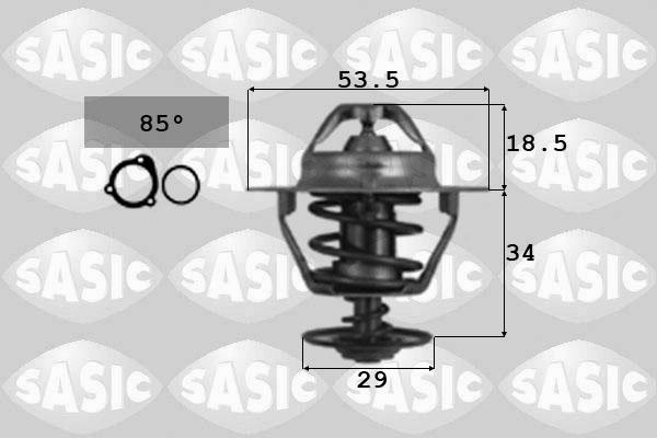 Sasic 3306029 - Thermostat, Kühlmittel alexcarstop-ersatzteile.com