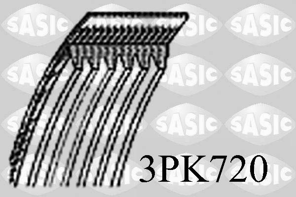 Sasic 3PK720 - Keilrippenriemen alexcarstop-ersatzteile.com