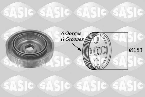 Sasic 2150003 - Riemenscheibe, Kurbelwelle alexcarstop-ersatzteile.com