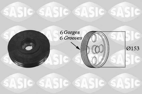 Sasic 2150011 - Riemenscheibe, Kurbelwelle alexcarstop-ersatzteile.com