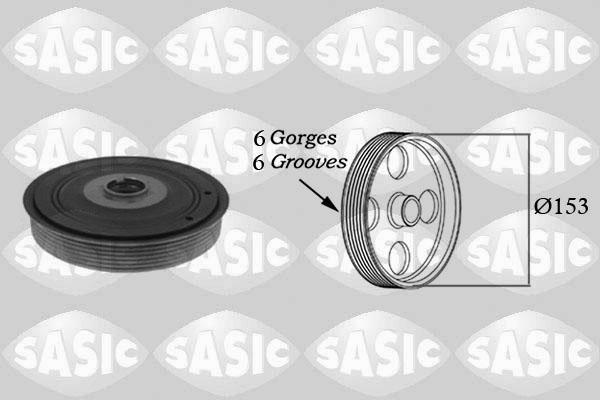 Sasic 2150012 - Riemenscheibe, Kurbelwelle alexcarstop-ersatzteile.com