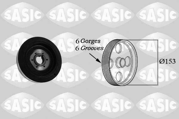 Sasic 2150026 - Riemenscheibe, Kurbelwelle alexcarstop-ersatzteile.com