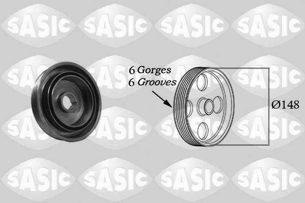 Sasic 2150021 - Riemenscheibe, Kurbelwelle alexcarstop-ersatzteile.com