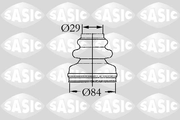 Sasic 2873853 - Faltenbalg, Antriebswelle alexcarstop-ersatzteile.com