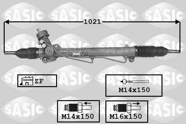 Sasic 7006141 - Lenkgetriebe alexcarstop-ersatzteile.com