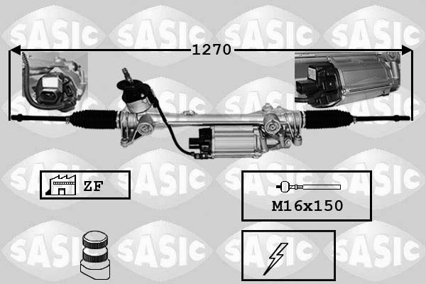 Sasic 7176065 - Lenkgetriebe alexcarstop-ersatzteile.com