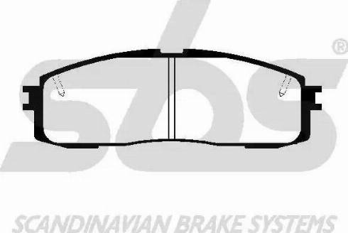 SBS 1501224521 - Bremsbelagsatz, Scheibenbremse alexcarstop-ersatzteile.com