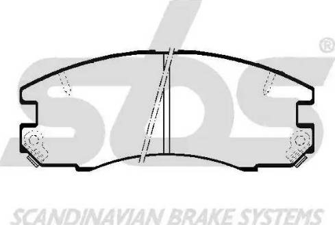 SBS 1501224527 - Bremsbelagsatz, Scheibenbremse alexcarstop-ersatzteile.com