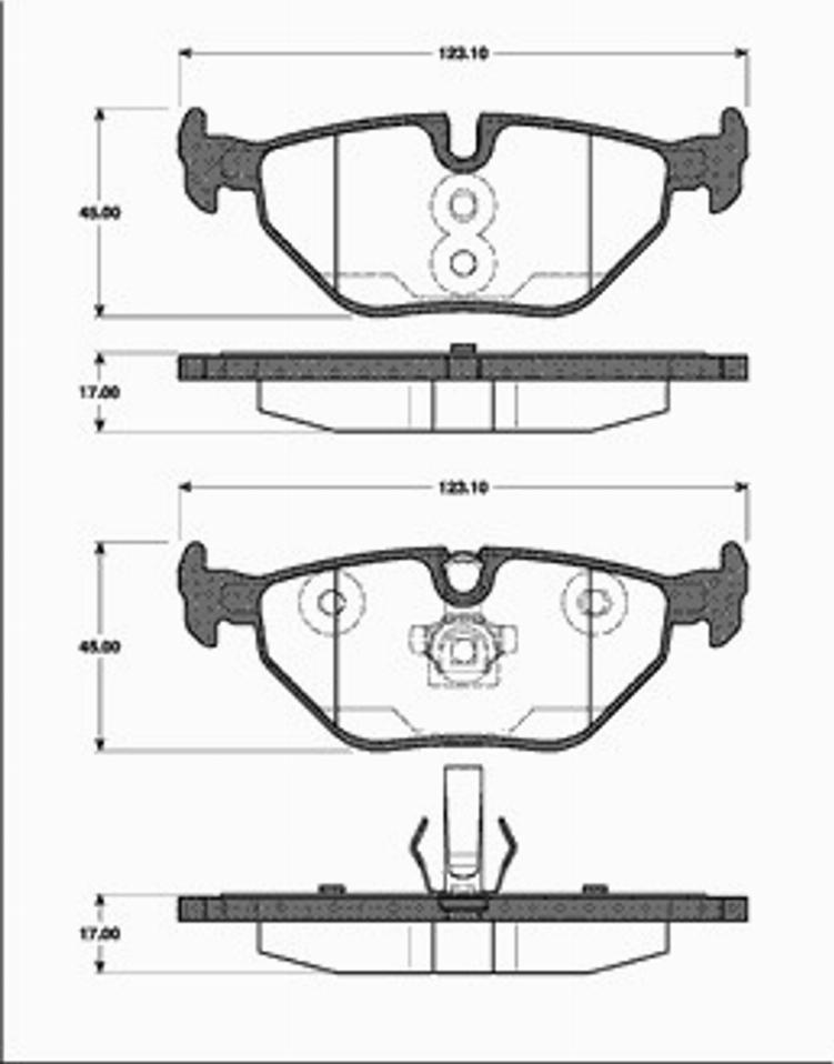 SBS 1501221524 - Bremsbelagsatz, Scheibenbremse alexcarstop-ersatzteile.com