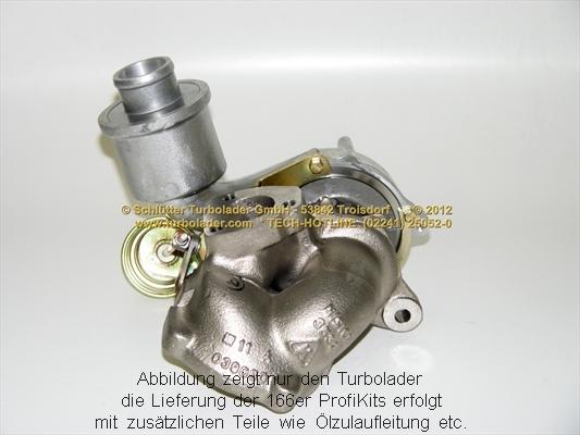 Schlütter Turbolader 166-01041EOL - Lader, Aufladung alexcarstop-ersatzteile.com