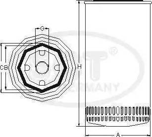 SCT-MANNOL SM 5006 - Ölfilter alexcarstop-ersatzteile.com