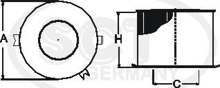 SCT-MANNOL SB 2138 - Luftfilter alexcarstop-ersatzteile.com