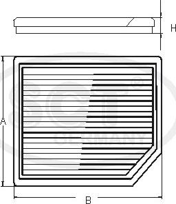 SCT-MANNOL SA 1166 - Filter, Innenraumluft alexcarstop-ersatzteile.com