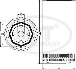 SCT-MANNOL SM 5753 - Ölfilter alexcarstop-ersatzteile.com