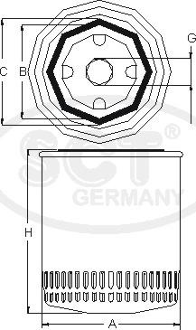 SCT-MANNOL SM 111 - Ölfilter alexcarstop-ersatzteile.com