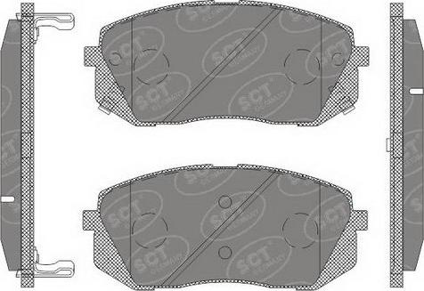 SCT-MANNOL SP 650 PR - Bremsbelagsatz, Scheibenbremse alexcarstop-ersatzteile.com