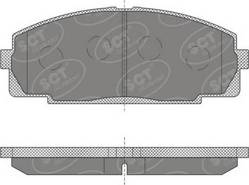 SCT-MANNOL SP 618 PR - Bremsbelagsatz, Scheibenbremse alexcarstop-ersatzteile.com