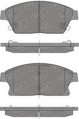 Honda NHC-1684 - Bremsbelagsatz, Scheibenbremse alexcarstop-ersatzteile.com