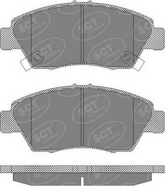 SCT-MANNOL SP 621 PR - Bremsbelagsatz, Scheibenbremse alexcarstop-ersatzteile.com