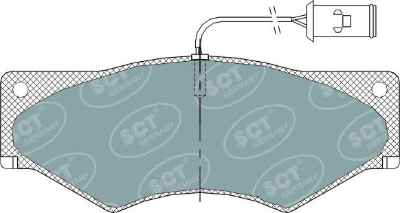 SCT-MANNOL SP 319 PR - Bremsbelagsatz, Scheibenbremse alexcarstop-ersatzteile.com