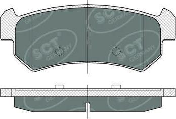 SCT-MANNOL SP 376 PR - Bremsbelagsatz, Scheibenbremse alexcarstop-ersatzteile.com