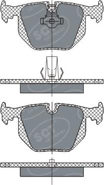 HELLA T1117 - Bremsbelagsatz, Scheibenbremse alexcarstop-ersatzteile.com