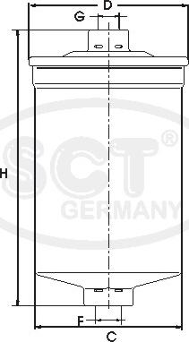 SCT-MANNOL ST 305 - Kraftstofffilter alexcarstop-ersatzteile.com