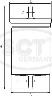 SCT-MANNOL ST 374 - Kraftstofffilter alexcarstop-ersatzteile.com