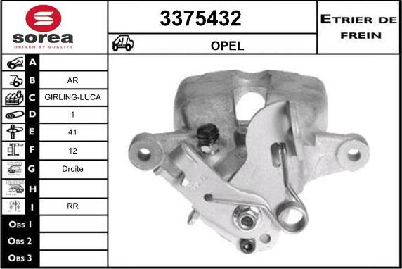 Sera 3375432 - Bremssattel alexcarstop-ersatzteile.com