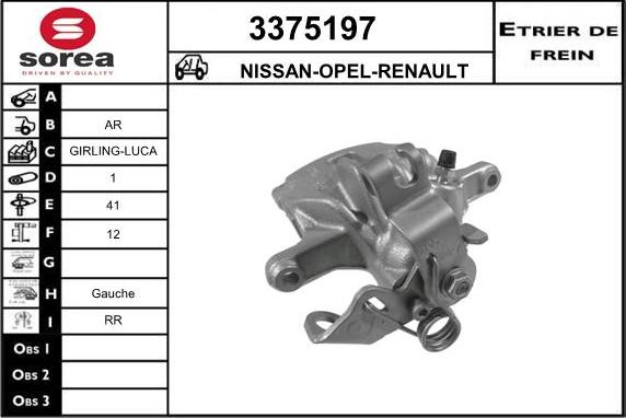 Sera 3375197 - Bremssattel alexcarstop-ersatzteile.com