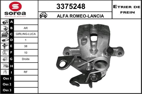 Sera 3375248 - Bremssattel alexcarstop-ersatzteile.com