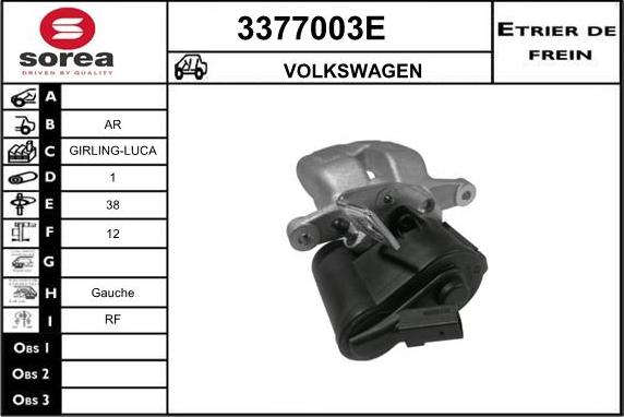 Sera 3377003E - Bremssattel alexcarstop-ersatzteile.com