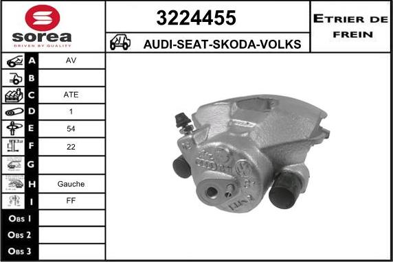 Sera 3224455 - Bremssattel alexcarstop-ersatzteile.com