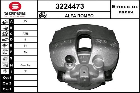 Sera 3224473 - Bremssattel alexcarstop-ersatzteile.com