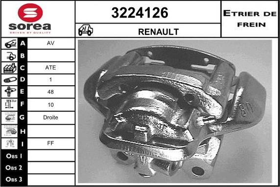 Sera 3224126 - Bremssattel alexcarstop-ersatzteile.com