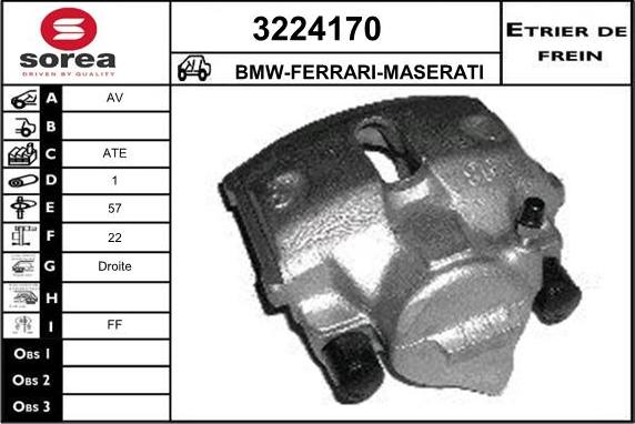 Sera 3224170 - Bremssattel alexcarstop-ersatzteile.com