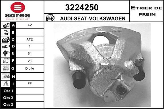 Sera 3224250 - Bremssattel alexcarstop-ersatzteile.com