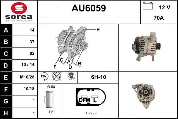 Sera AU6059 - Generator alexcarstop-ersatzteile.com