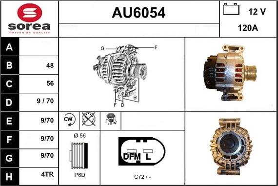 Sera AU6054 - Generator alexcarstop-ersatzteile.com