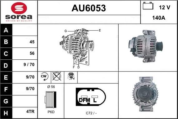 Sera AU6053 - Generator alexcarstop-ersatzteile.com