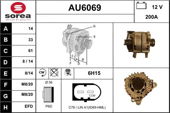 Sera AU6069 - Generator alexcarstop-ersatzteile.com