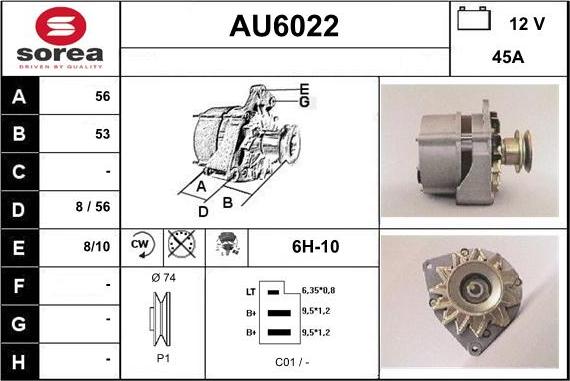 Sera AU6022 - Generator alexcarstop-ersatzteile.com