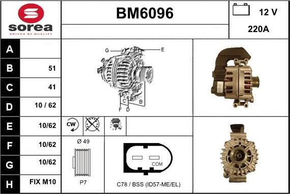 Sera BM6096 - Generator alexcarstop-ersatzteile.com