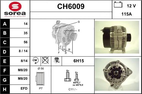 Sera CH6009 - Generator alexcarstop-ersatzteile.com