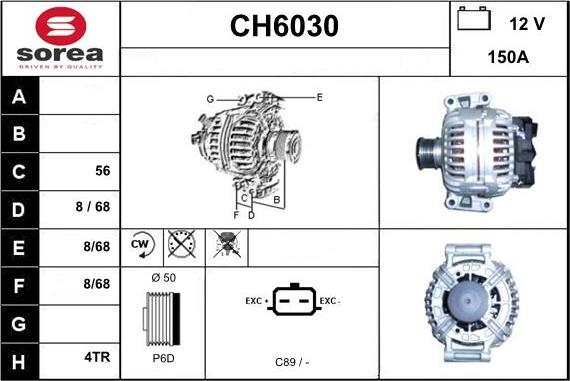 Sera CH6030 - Generator alexcarstop-ersatzteile.com