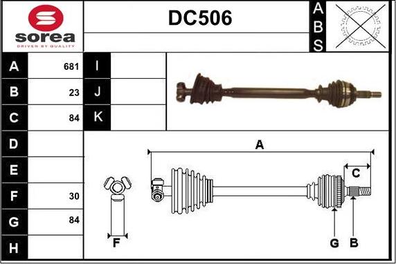 Sera DC506 - Antriebswelle alexcarstop-ersatzteile.com