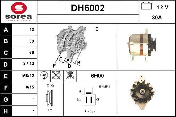 Sera DH6002 - Generator alexcarstop-ersatzteile.com