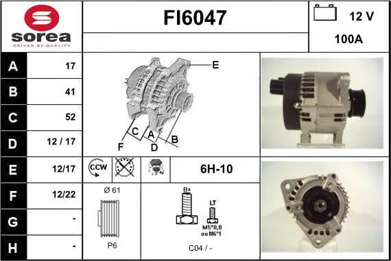 Sera FI6047 - Generator alexcarstop-ersatzteile.com