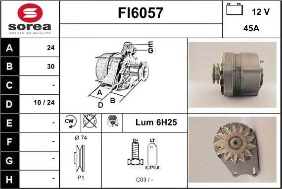 Sera FI6057 - Generator alexcarstop-ersatzteile.com