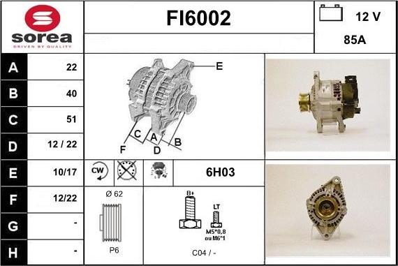 Sera FI6002 - Generator alexcarstop-ersatzteile.com